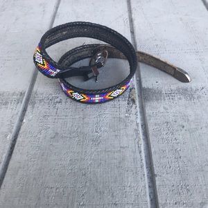 1991 Leather BELT Southwestern Mexican Style